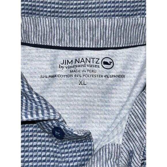 Vineyard Vines x Jim Nantz Golf Polo Shirt Size XL #97 - Picture 5 of 7